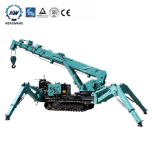 HW supply full new 8T hydraulic spider crawler crane price